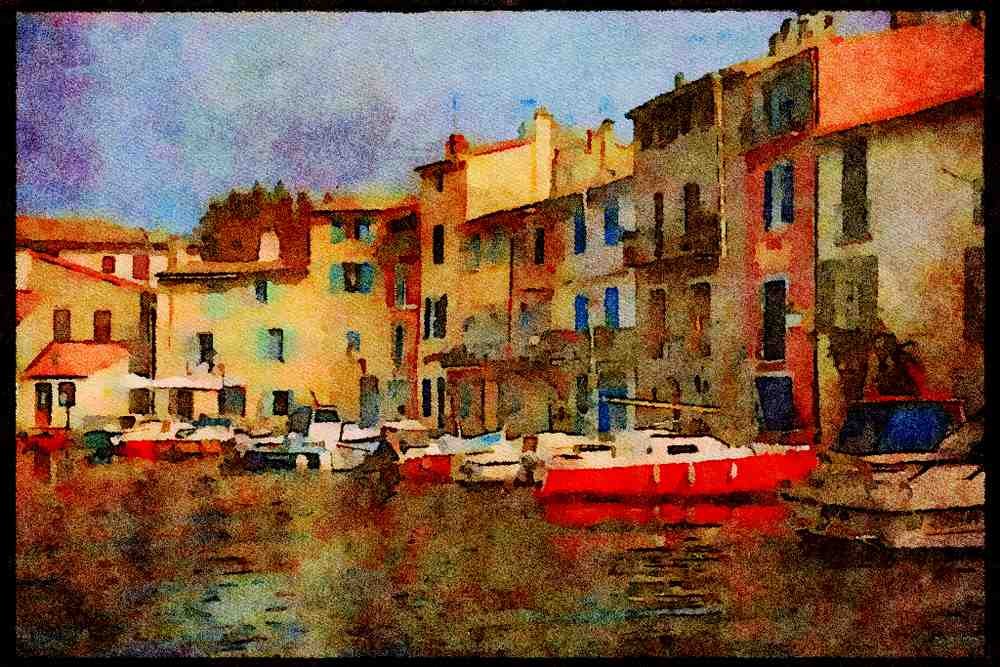 281085 The Canal Baussenaue A4 Limited Edition Watercolour Print