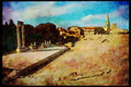 281088 Roman Theatre, Built In The 1st Century B.C. A4 Limited Edition Watercolour Print