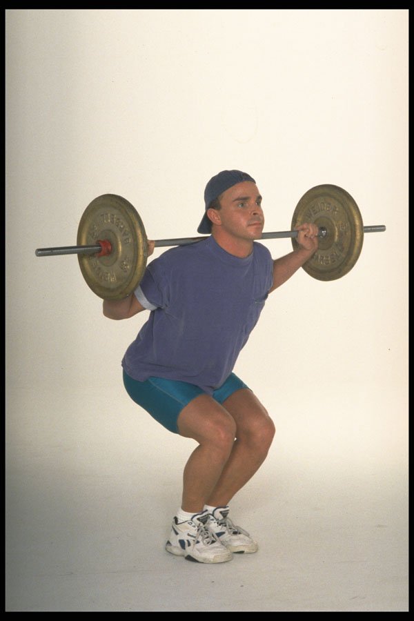 282046 Leg Squat A4 Photo Print