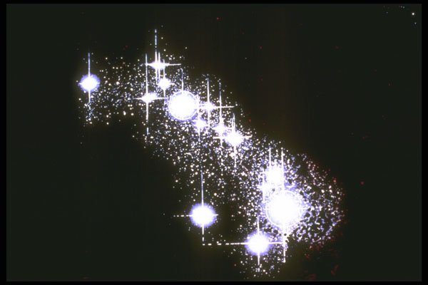 283004 Stars A4 Photo Print