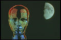 283006 Head Moon A4 Photo Print