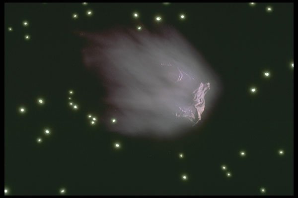 283015 Rushing Meteorite A4 Photo Print