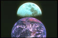 283021 Earth Moon A4 Photo Print