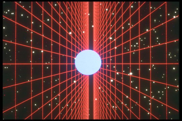 283038 Grids In Space A4 Photo Print