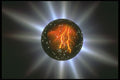 283042 Lightning In Black Hole A4 Photo Print