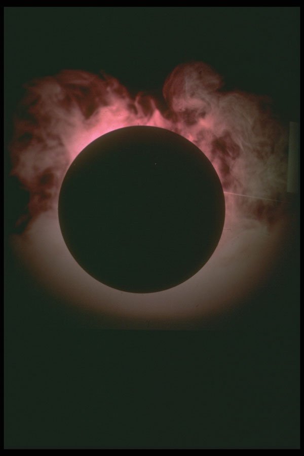 283059 Planet In Front Of Cloud A4 Photo Print
