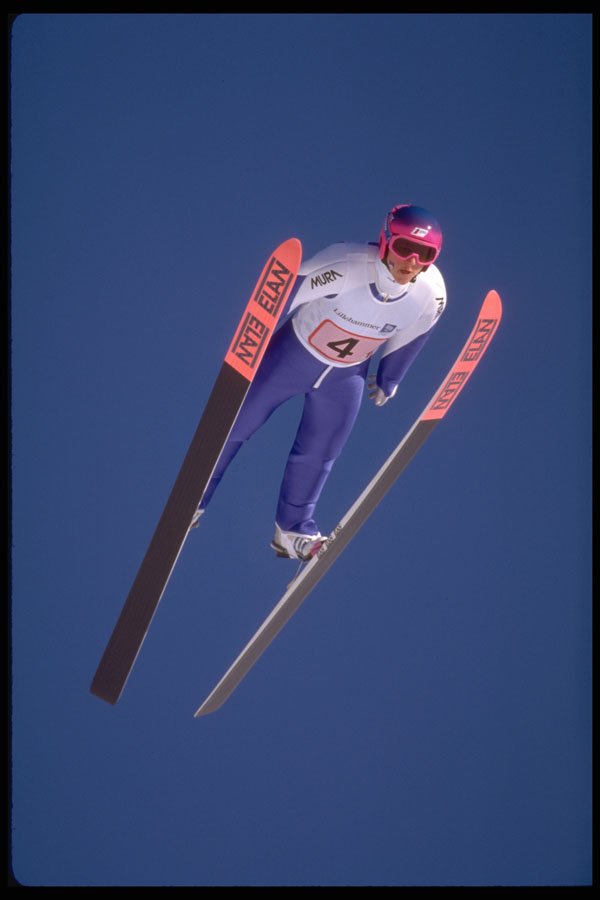 284002 Ski Jumping A4 Photo Print