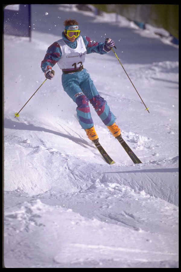 284039 Mogul Skiing A4 Photo Print