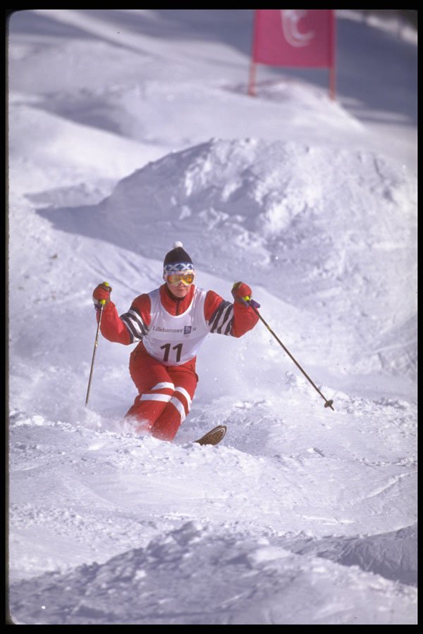 284053 Mogul Skiing A4 Photo Print