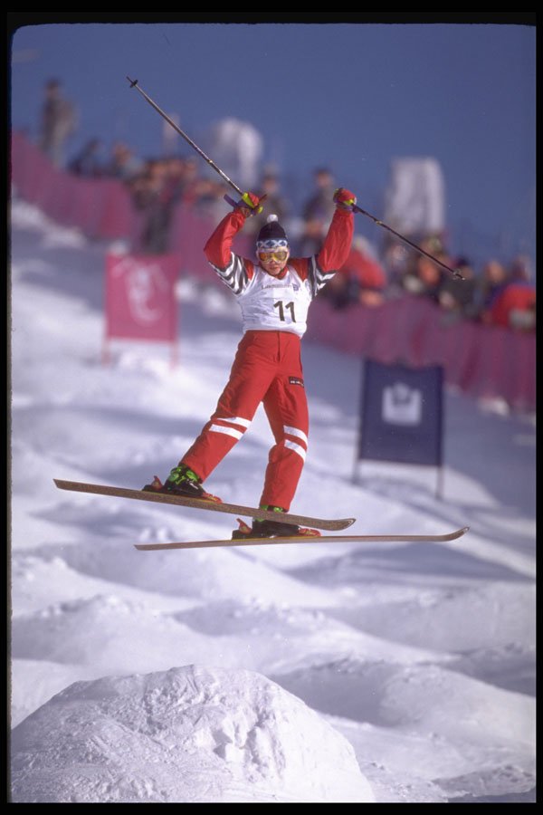 284057 Mogul Skiing A4 Photo Print