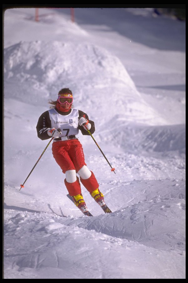 284058 Mogul Skiing A4 Photo Print