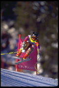 284092 Downhill Skiing A4 Photo Print