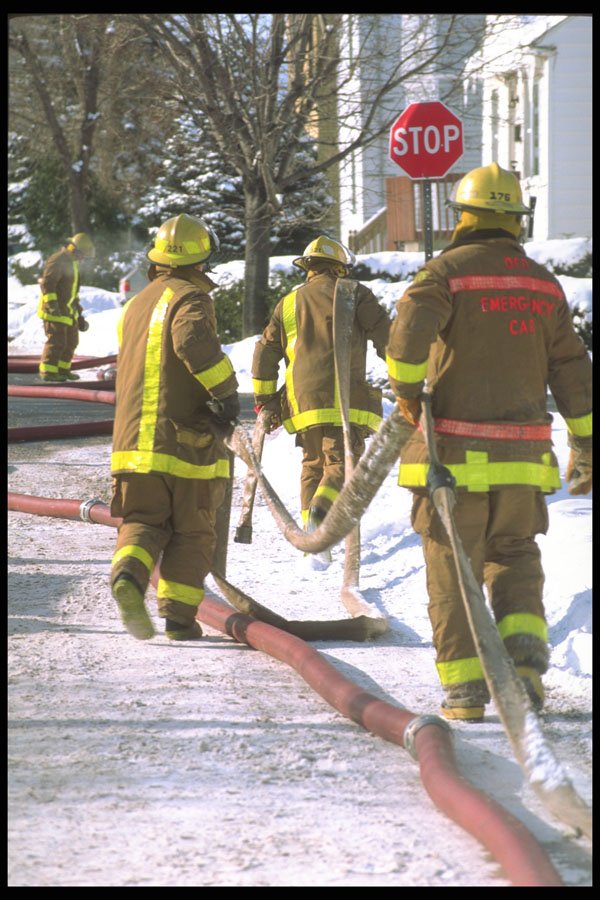 285016 Catching A Winter Hydrant A4 Photo Print