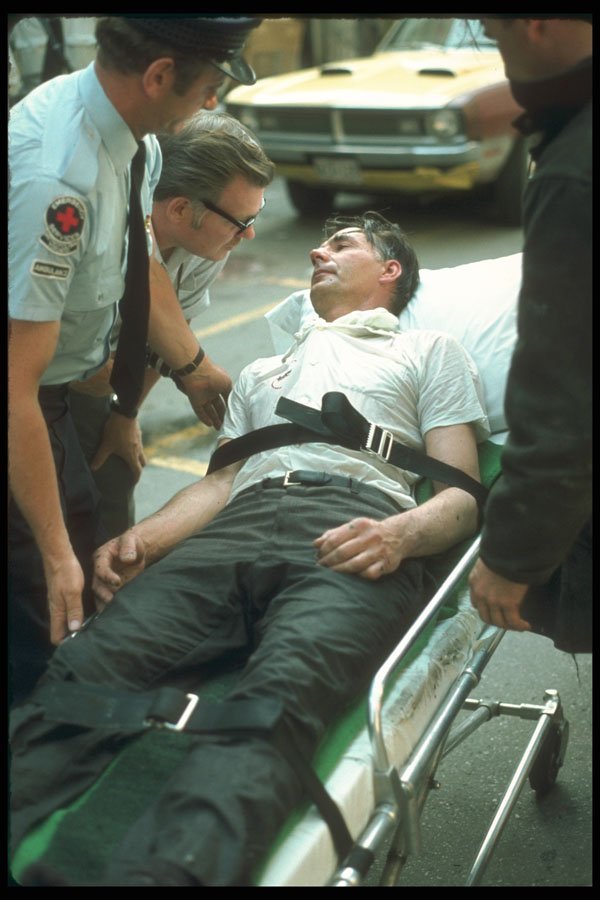 285027 Man Down A4 Photo Print
