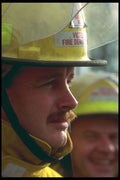 285038 Fireman Up Close A4 Photo Print