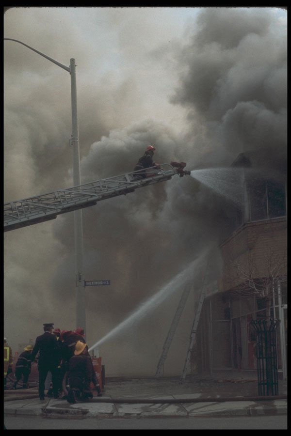285043 Water, Flame And Smoke A4 Photo Print