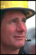 285058 Fireman Up Close A4 Photo Print