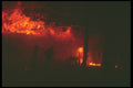 285059 Rural Fire At Night A4 Photo Print