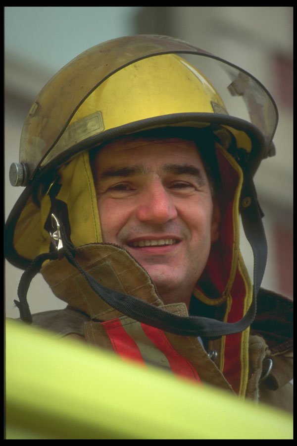 285060 Fireman Up Close A4 Photo Print