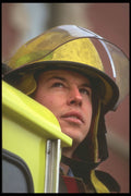 285076 Fireman Up Close A4 Photo Print