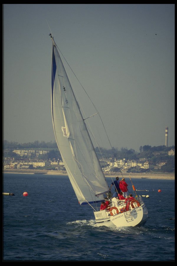 286003 Boat, St. Helier St. Aubins Bay A4 Photo Print