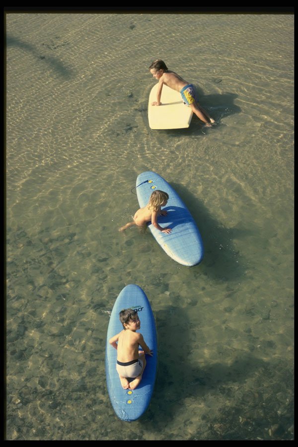 286007 Young Surfers A4 Photo Print