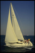 286009 Boating St. Helier A4 Photo Print