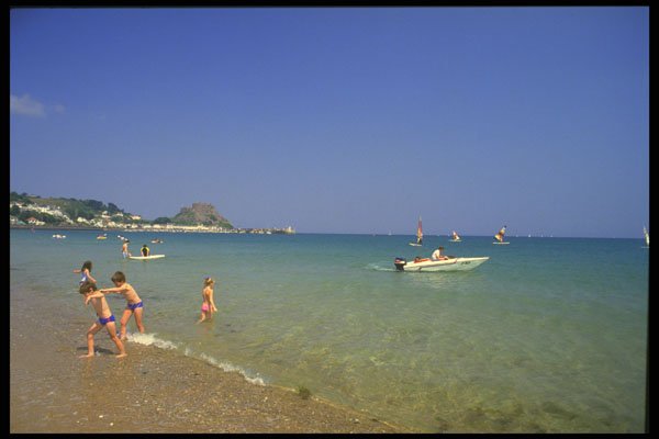 286038 Gorey Beach A4 Photo Print