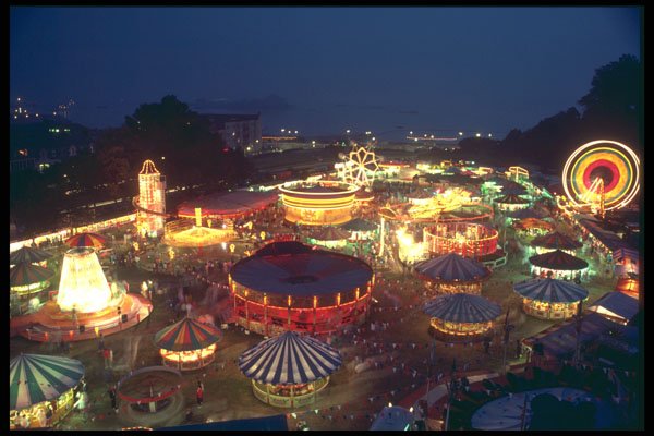286059 Annual Fun Fair, Battle Of Flowers A4 Photo Print