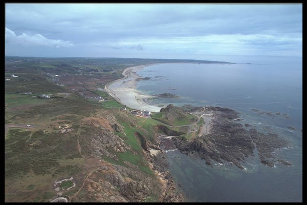 286071 Air view Of Coastline A4 Photo Print