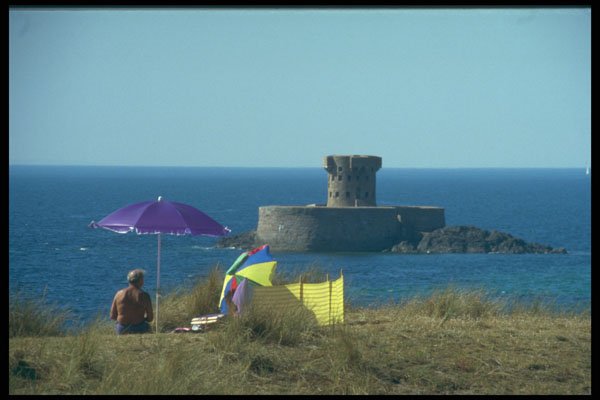 286073 Picnic At Sand Dunes, St. Ouen Rocco Tower A4 Photo Print
