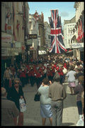286076 St. Helier Street Scene A4 Photo Print
