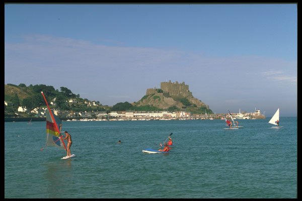 286083 Water Sports, Gorey Bay A4 Photo Print