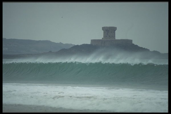 286090 Surf At Rocco Tower A4 Photo Print