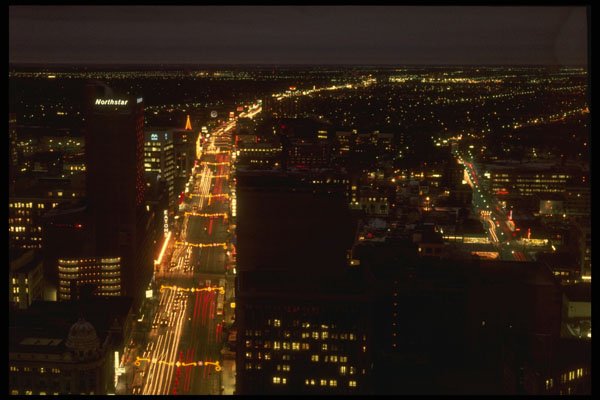 287007 Skyline, Winnipeg, Manitoba A4 Photo Print