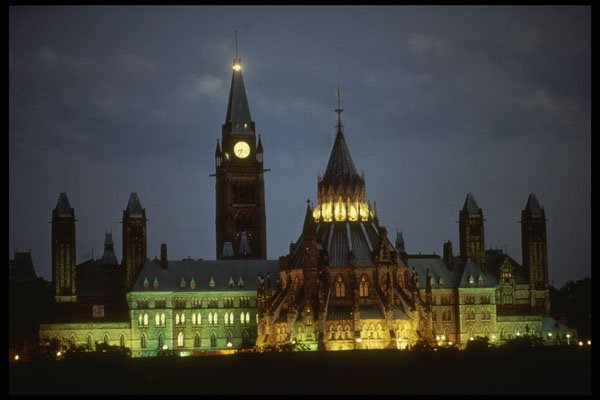 287023 Parliament Buildings, Ottawa, Ontario, Canada A4 Photo Print