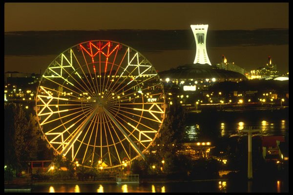287039 Olympic Stadium And La Ronde, Montreal, Canada A4 Photo Print