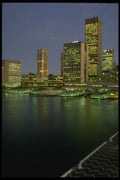 287056 Sydney Skyline And Harbor, Sydney, Australia A4 Photo Print