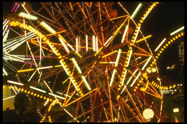287073 Amusement Park Rides, Montreal, Quebec, Canada A4 Photo Print