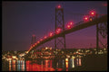 287074 Harbor Bridge Linking Halifax And Dartmouth, Halifax A4 Photo Print