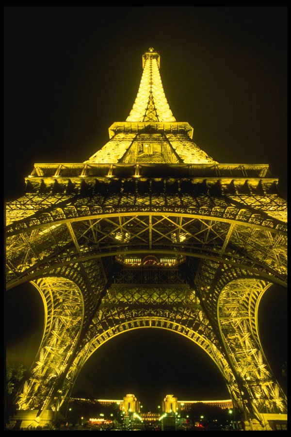 287075 Looking Up The Eiffel Tower, Paris, France A4 Photo Print