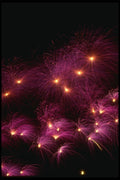 287091 Fireworks Competition, Montreal, Quebec, Canada A4 Photo Print