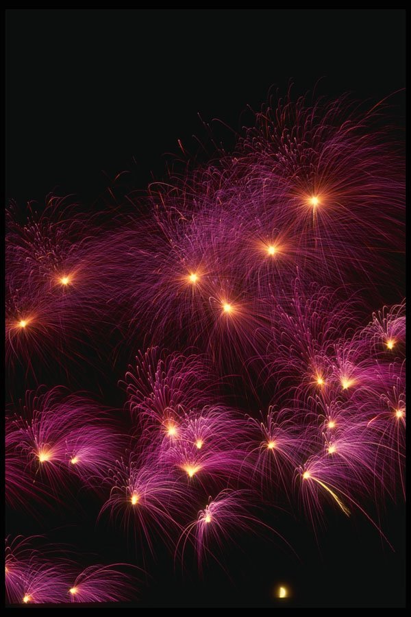 287091 Fireworks Competition, Montreal, Quebec, Canada A4 Photo Print