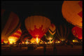 287095 Hot Air Balloon Glow, Albequerque, U.S.A. A4 Photo Print