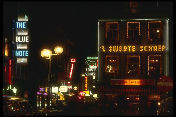 287098 Jazz And Night Club District, Amsterdam, Holland A4 Photo Print