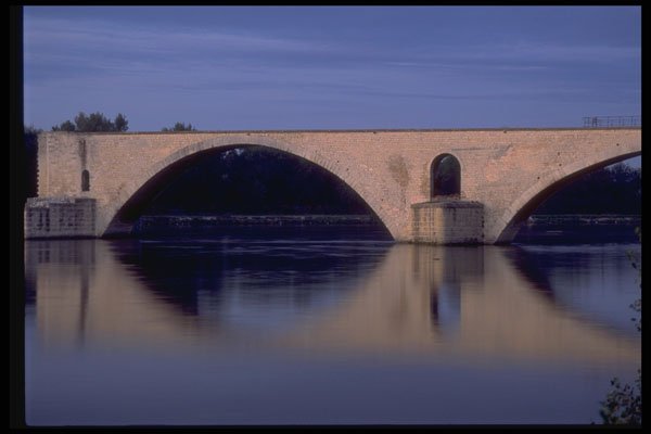 288009 Remains Of The Pont Saint Benezet A4 Photo Print