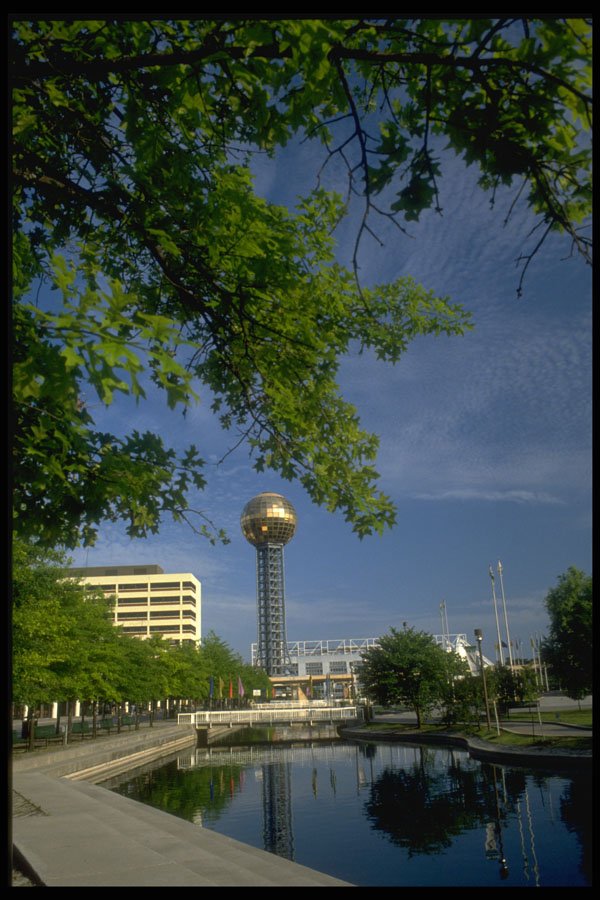 288030 Knoxville Skyline, Tennessee A4 Photo Print