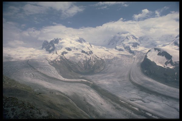 288038 Surnergratt Glacier, Zermatt, Switzerland A4 Photo Print