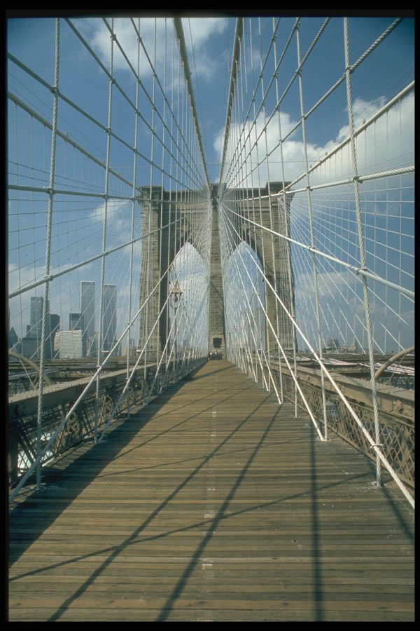 288047 The Brooklyn Bridge A4 Photo Print