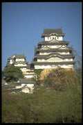 288050 Himeji Castle From Imperial Japan A4 Photo Print